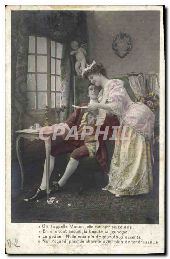 CPA Fantaisie Femme Ange