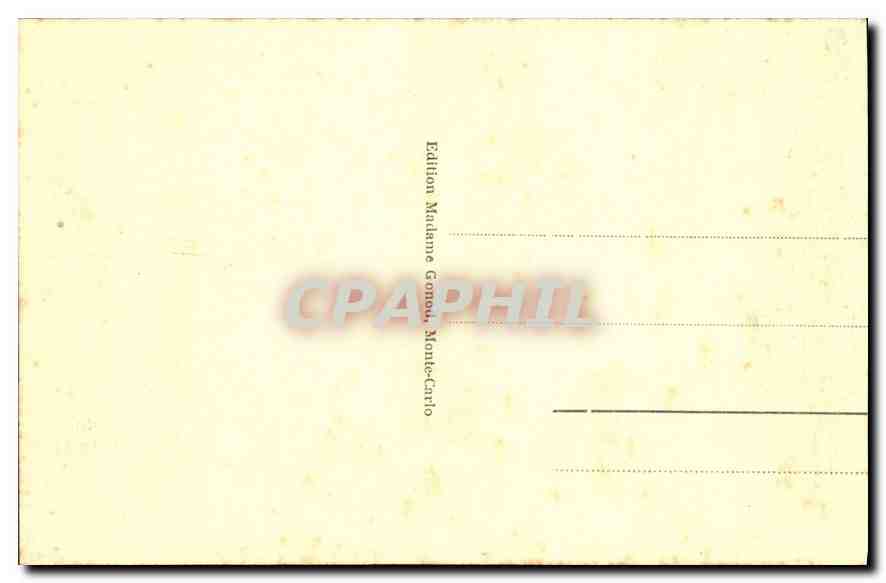 Monte-Carlo - Les Terrasses du Casino — édition Madame Gonnah, n°174 — Verso