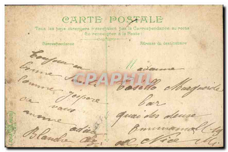 CPA Ile Ste Marguerite La prison de l'Etat — Rückseite