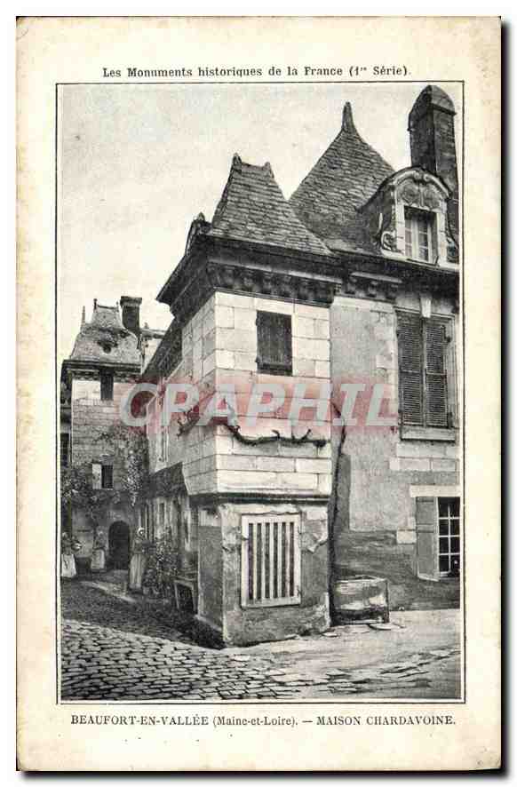 CPA Les Monuments historique de la France Beaufront en Vallee Maine et Loire Maison Chardavoine 