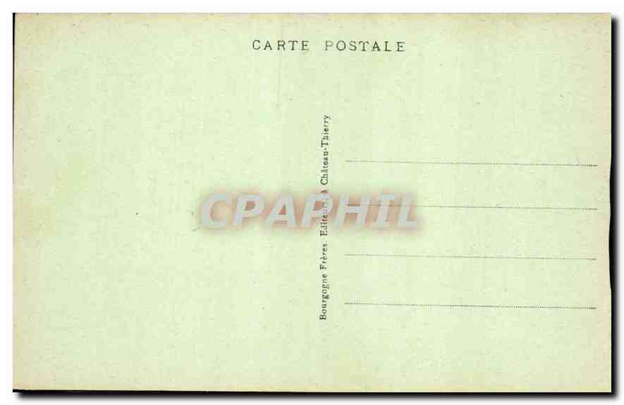 CPA Vitry le Francois Marne Le Jardin de l'Hotel de Ville  — Verso
