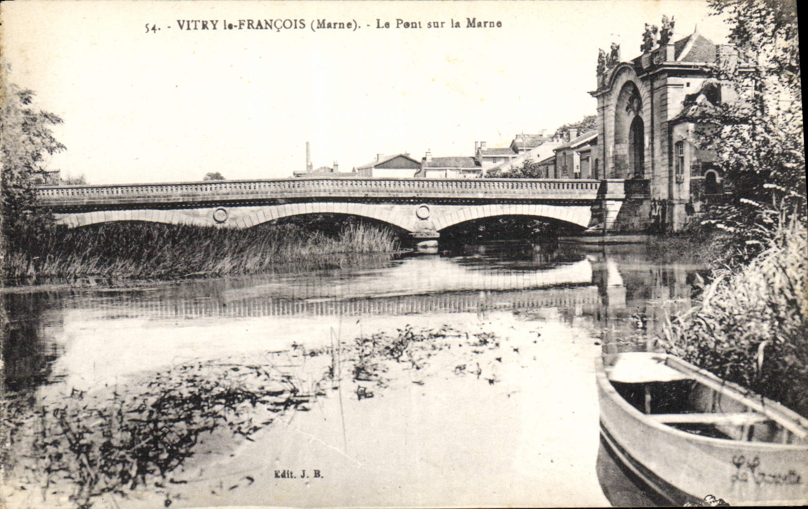 CPA Vitry le Francois Marne Le Pont sur la Marne 