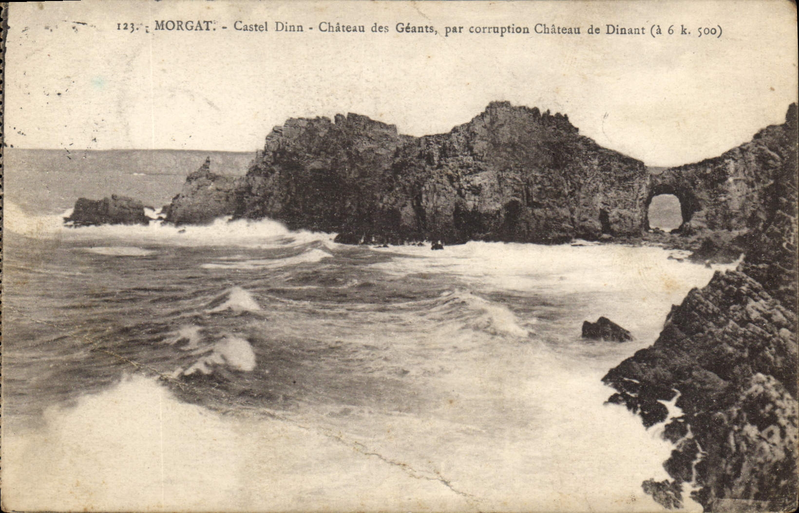 CPA Morgat Castel Dina Chateau des Geans par coruption Chateau de Dinant 