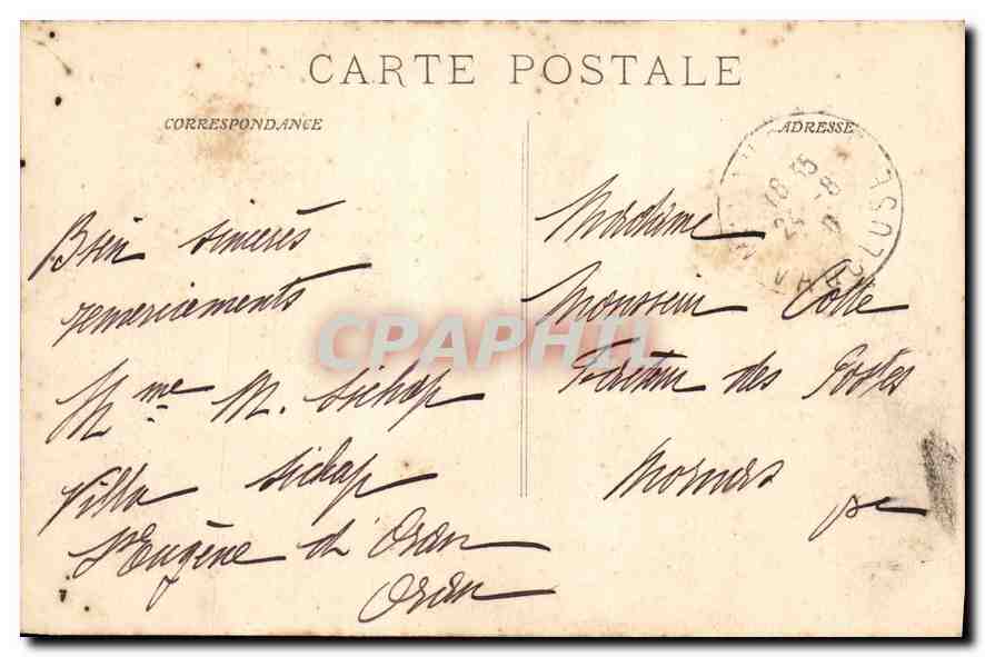 CPA Theatre Antique d'Orange Un jour de Representation de la Comedie Francaise  — Rückseite