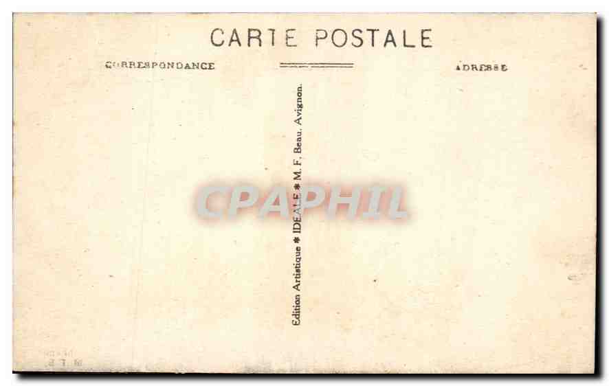 CPA Orange Theatre Antique Vue d'ensemble de la Scene et Gradins  — Rückseite