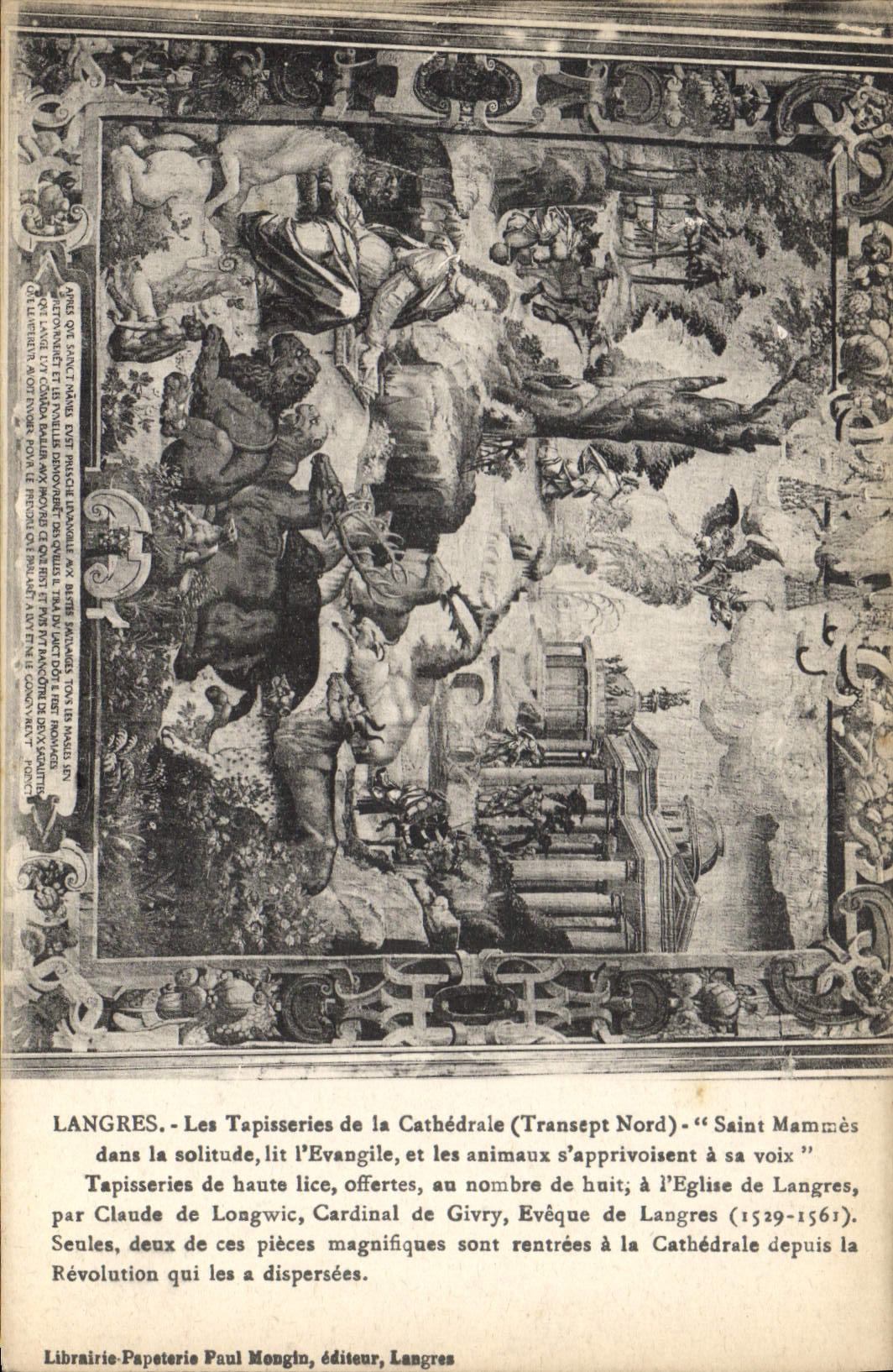 CPA Langres Les Tapisseries de la Cathedrale Transept Nord 