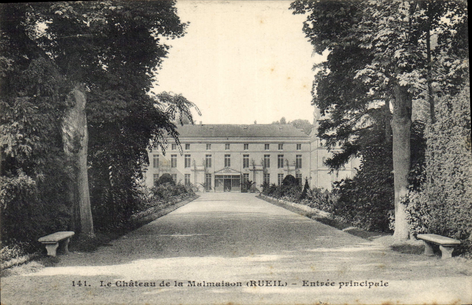 CPA Le Chateau de la Malmaison Rueil Entree principale 