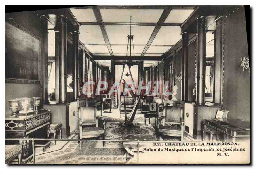 CPA Chateau de la Malmaison Salon de Musique de l'Imperatrice Josephine 