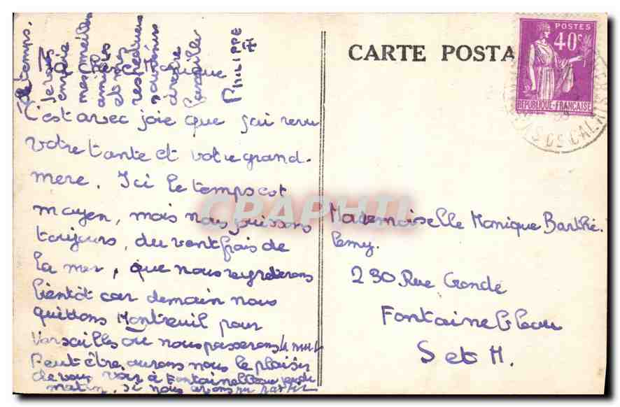 CPA Montreuil sur Mer P de C Les Fortifications  — Rückseite