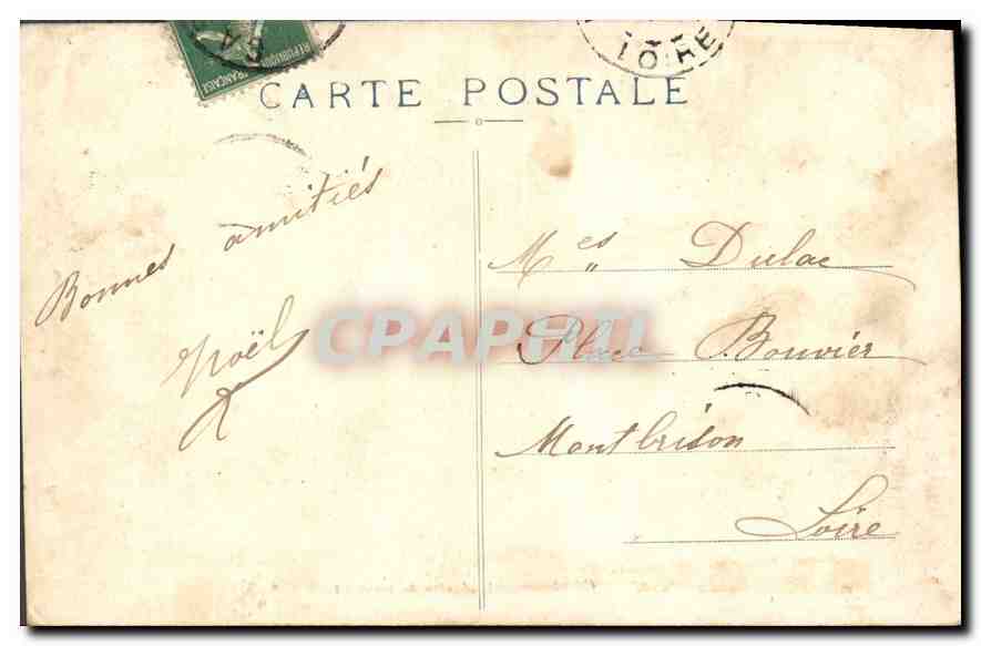 CPA Castres Le Jardin de l'Eveche  — Rückseite