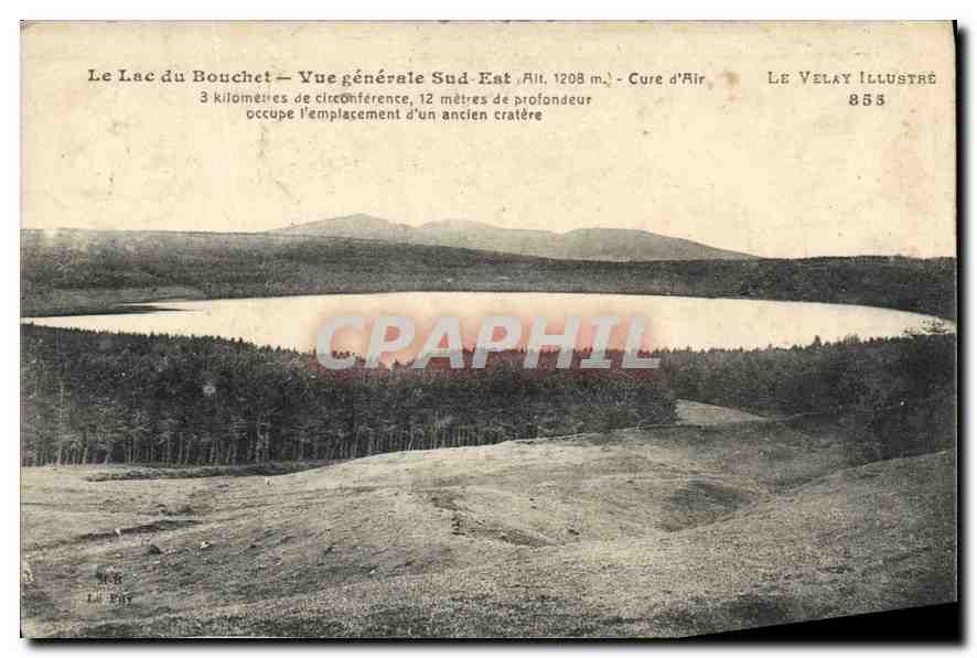CPA Le Lac du Bouchet Vue generale Sud Est Cure d'Air 