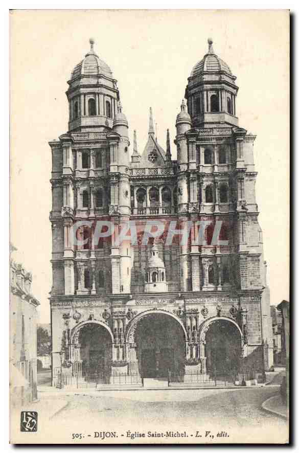 CPA Dijon Eglise Saint Michel 