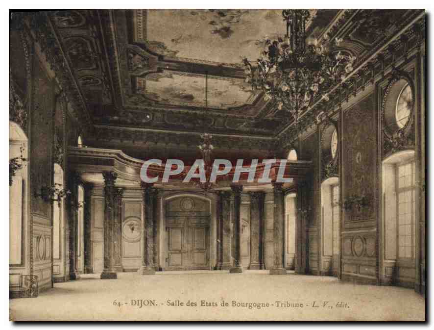 CPA Dijon Salle des Etats de Bourgogne Tribune 