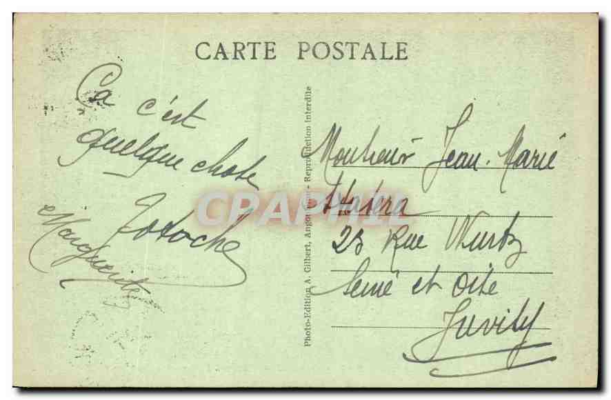 Angoulême - Promenade du Champ D'ais et la Cathédrale — A.G.A. 782 — Rückseite