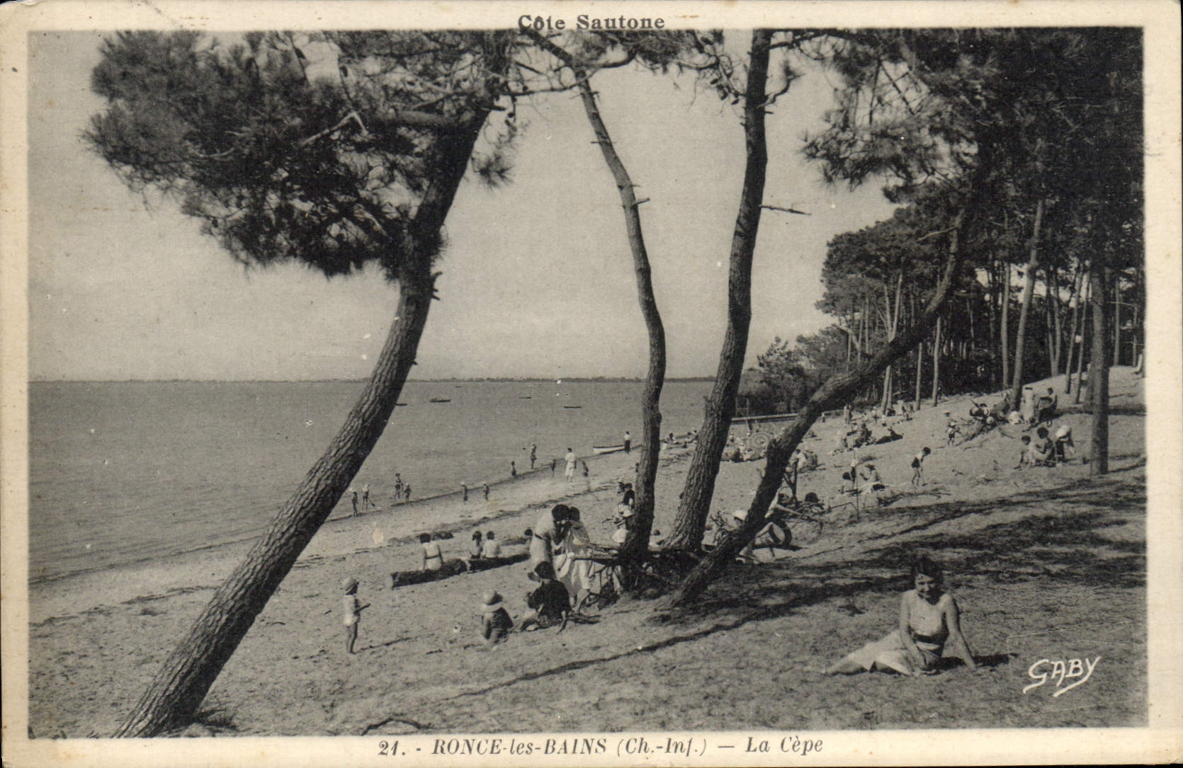 CPA Cote Sautone Ronce les Bains Ch Inf La Cepe 