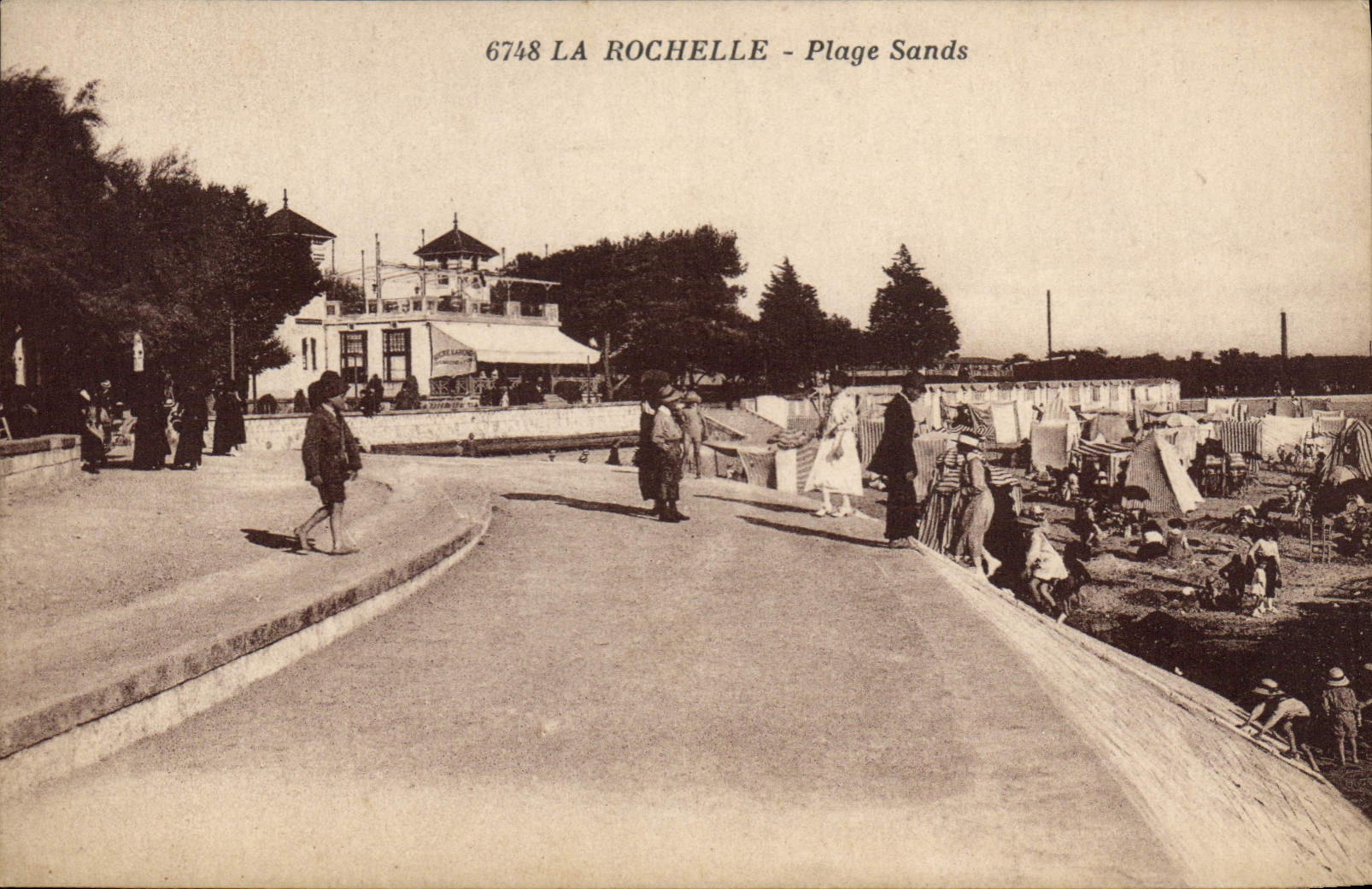 CPA La Rochelle Plage Sands 