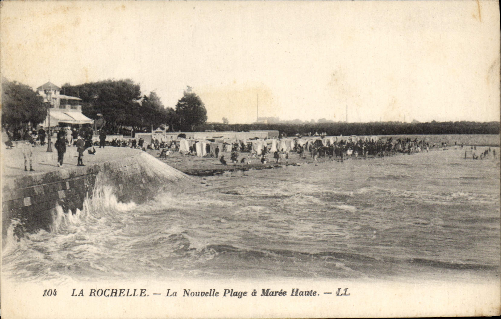 CPA La Rochelle La Nouvelle Plage a Maree Haute 