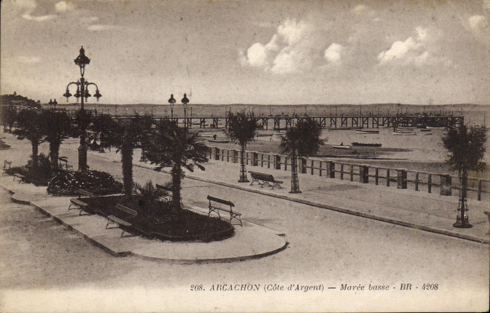 Arcachon (Côte d'Argent) — Marée basse — BR - 4208