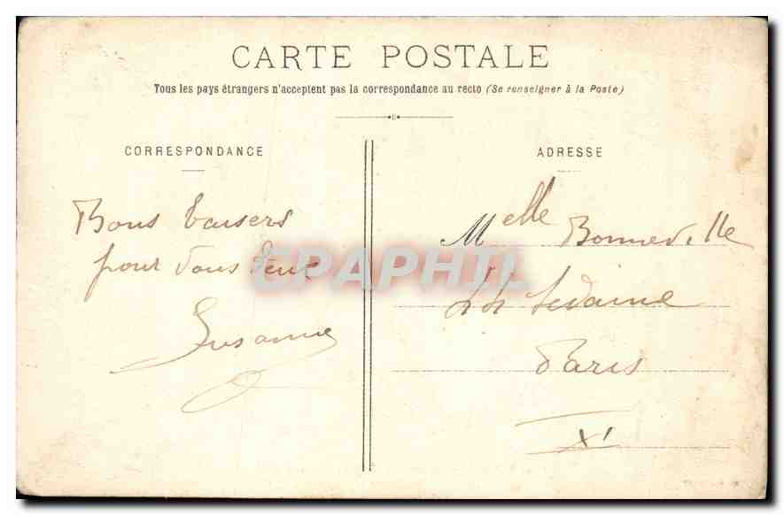 CPA Vichy Bassin des Cygnes Parc Ouest  — Rückseite