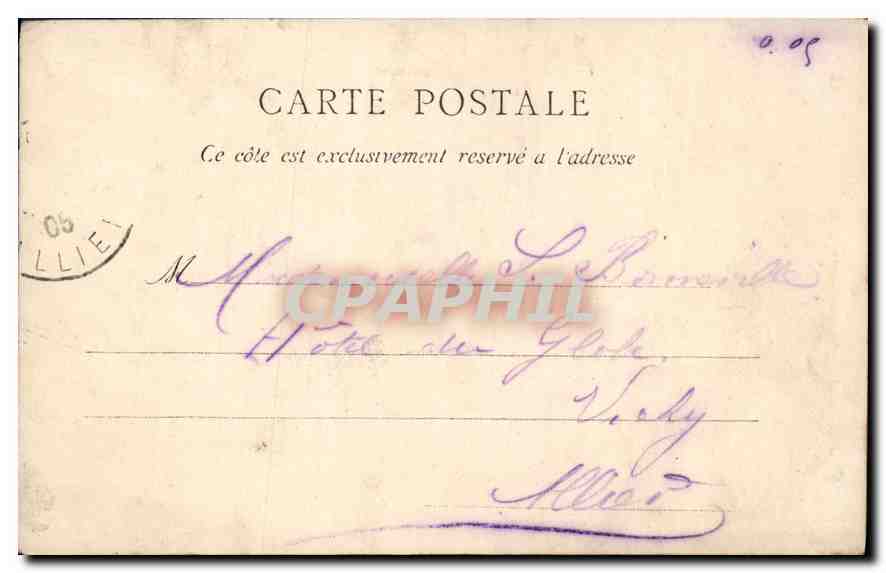 CPA L'Ardoisiere Le Cour Saillant  — Rückseite