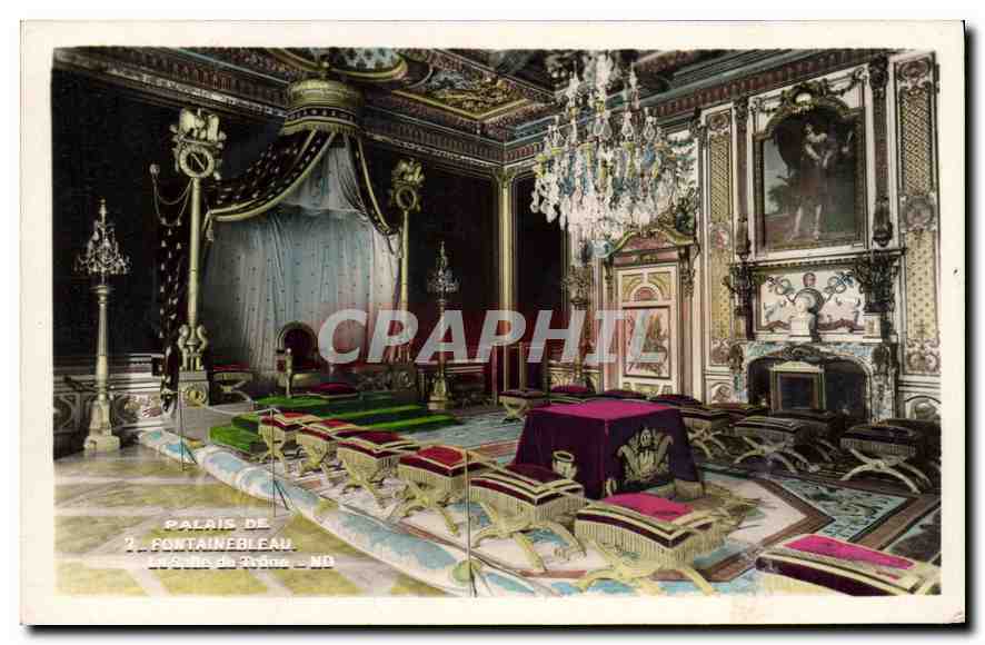 Palais de Fontainebleau — Chambre du Trône — ND