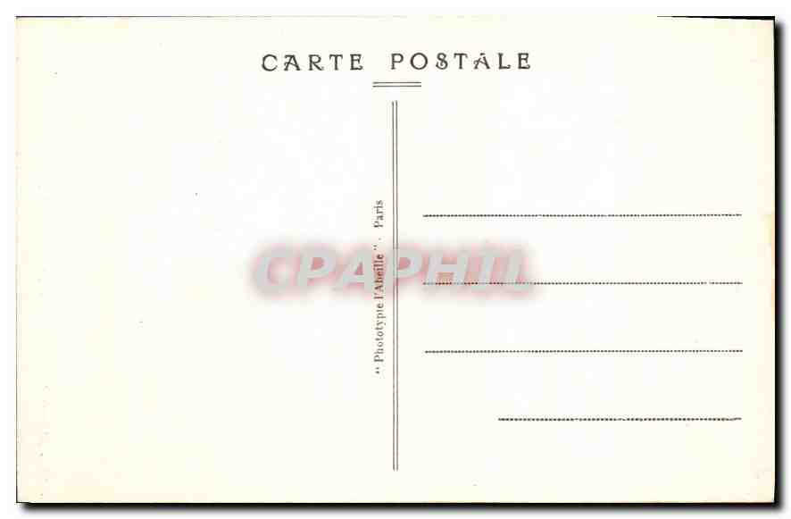 Abbaye de St-DENIS - La Crypte - La Chapelle Dagobert — Phototype 'L'Abélie', n°76 — Rückseite