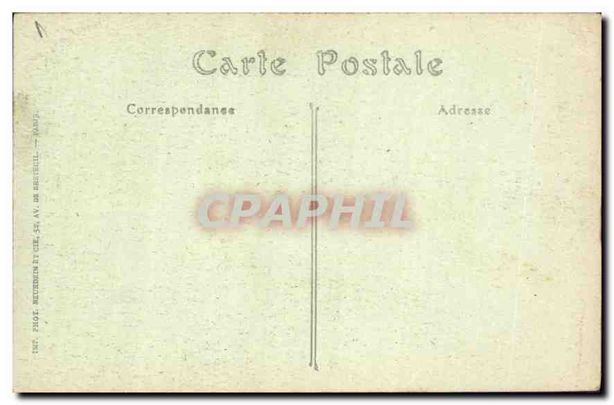 CPA Paris Place de la Concorde l'Obelisque  — Verso