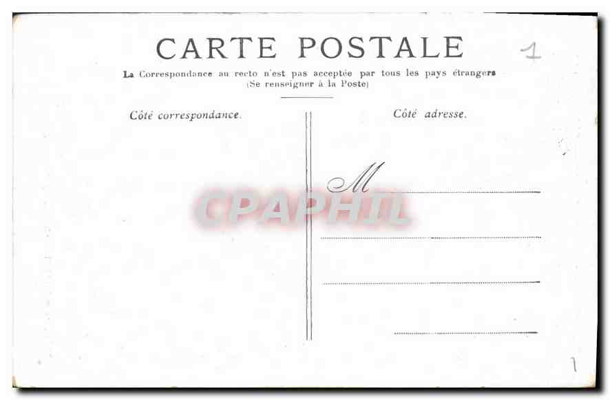 CPA Paris La Bastille et la Colonne de Juillet  — Rückseite