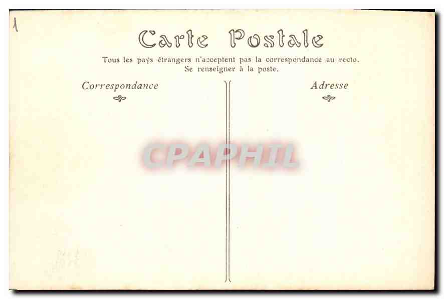 CPA Paris Le Pont et l'Avenue Alexandre III  — Rückseite