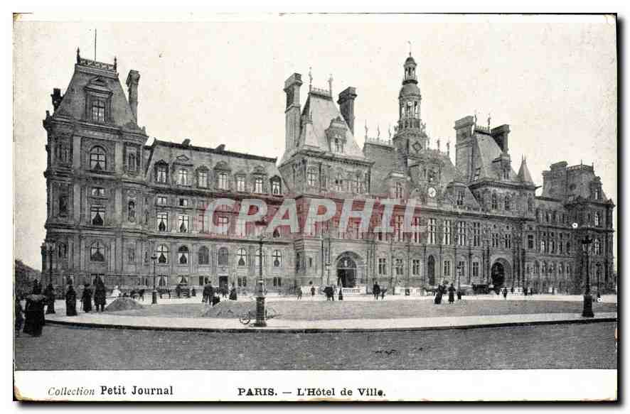 CPA Collection Petit Journal Paris l'Hotel de Ville 
