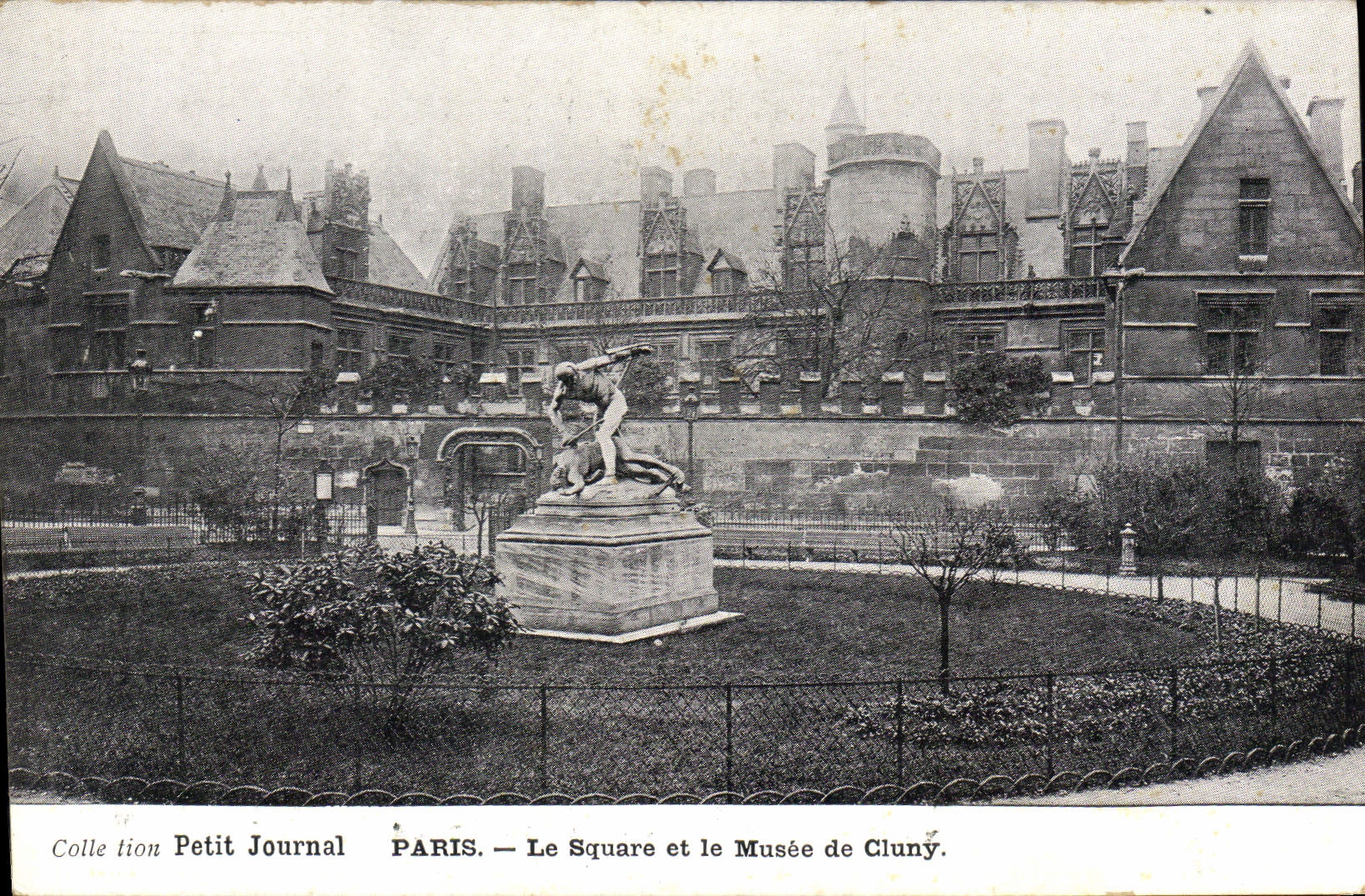 CPA Collection Petit Journal Paris Le Square et le Musee de Cluny 