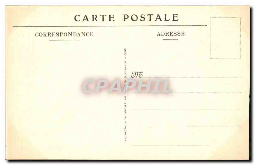 CPA Basilique du Sacre Coeur de Montmartre Le Deambulatoire  — Rückseite