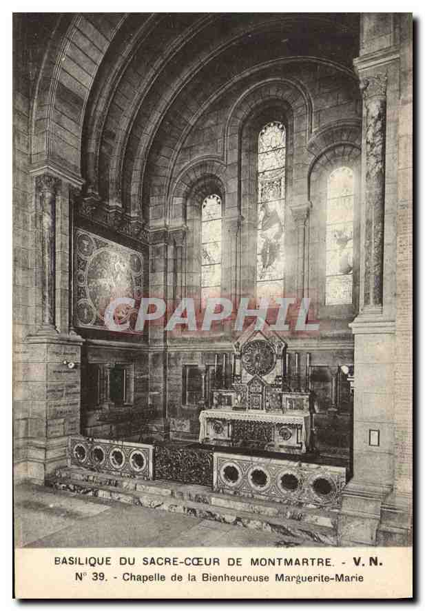 Basilique du Sacré-Cœur de Montmartre — Chapelle de la Bienheureuse Marguerite-Marie — V.N. N° 39