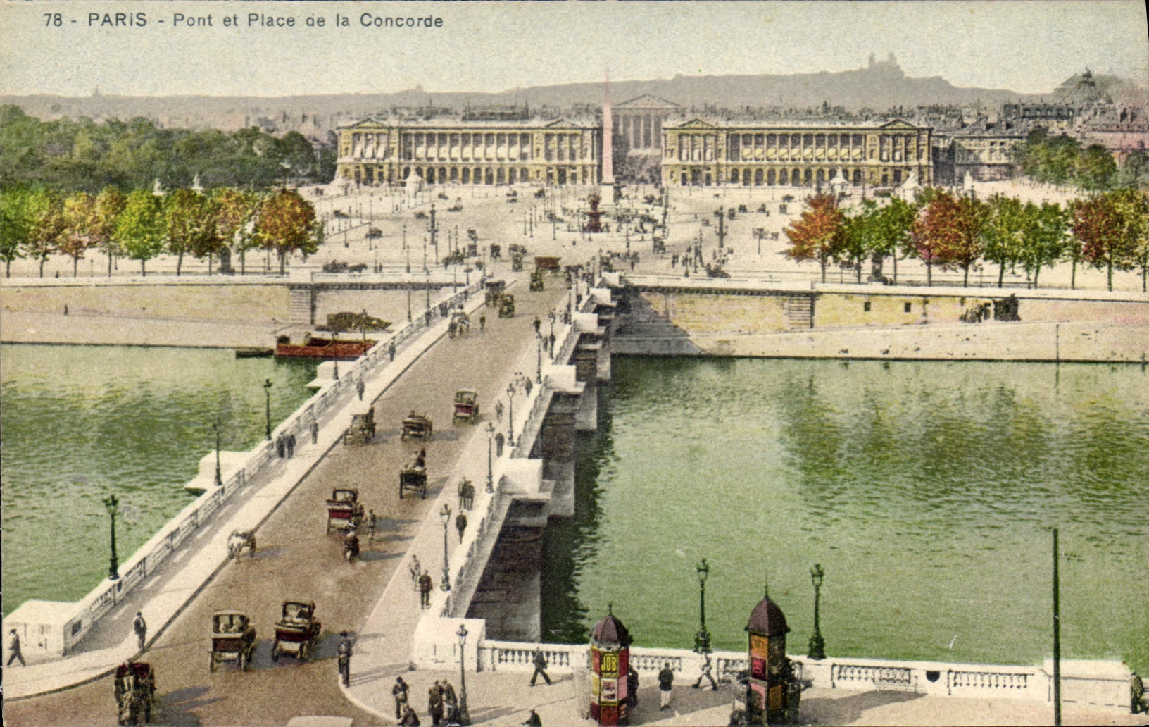 CPA Paris Pont et Place de la Concorde 