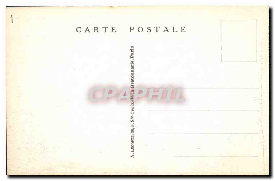 CPA Paris Le Pont Alexandre III  — Rückseite