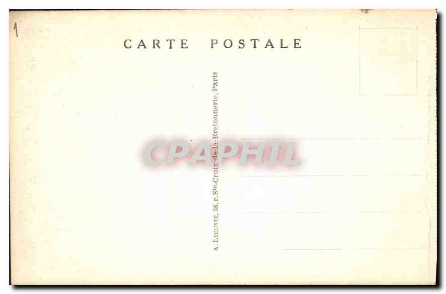 CPA Paris Grand Palais  — Rückseite