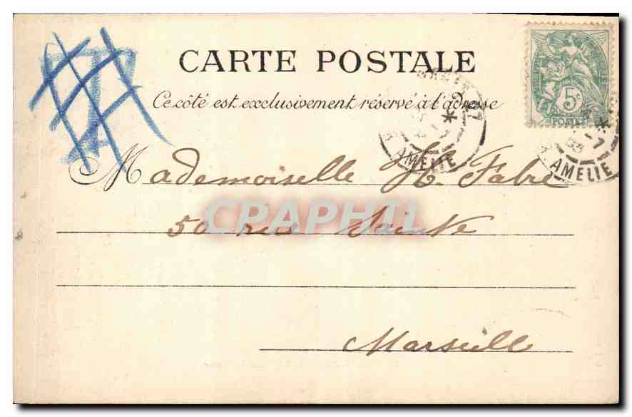 CPA Paris Palais de la Legion d'honneur  — Verso