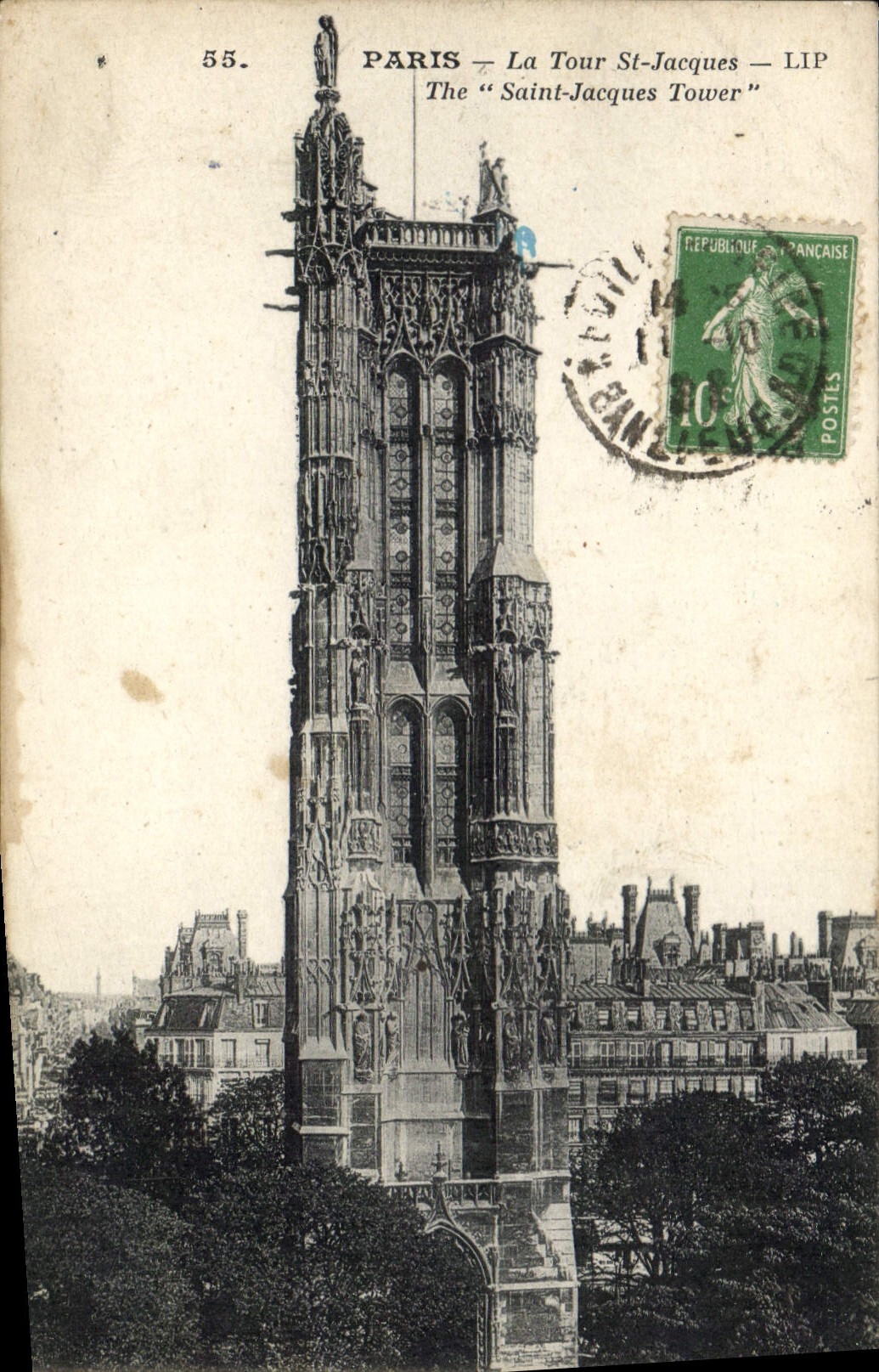 CPA Paris La Tour St Jacques 