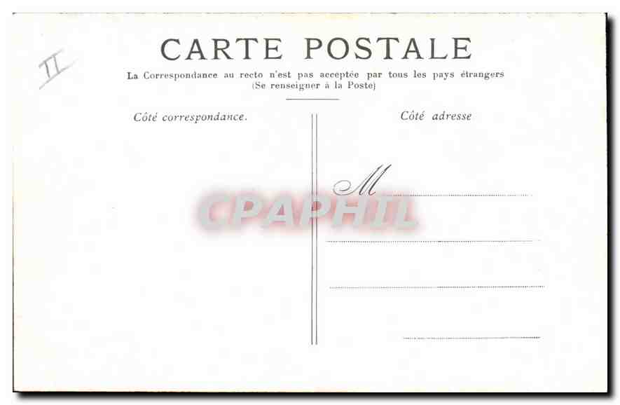 CPA Paris Le Palais Royal  — Verso