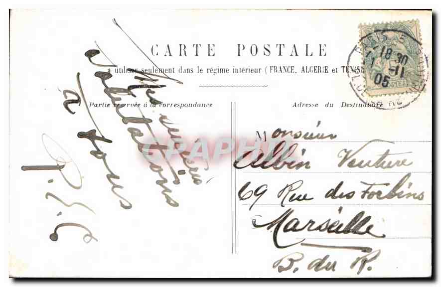 CPA Paris Le Grand Palais  — Rückseite