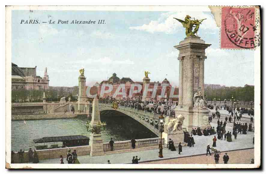 CPA Paris Le Pont Alexandre III 