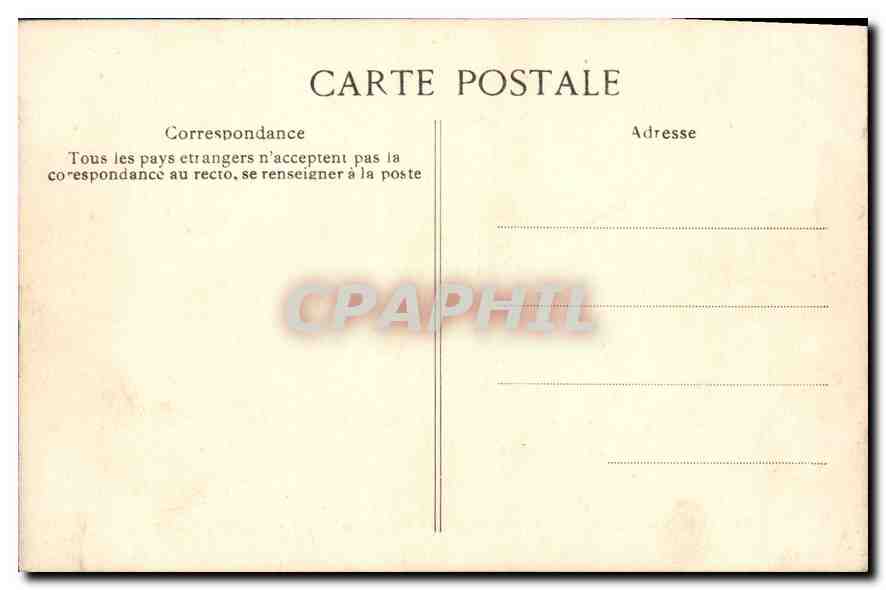 CPA Paris Bois de Boulogne Le grand Lac Le Belvedere  — Rückseite