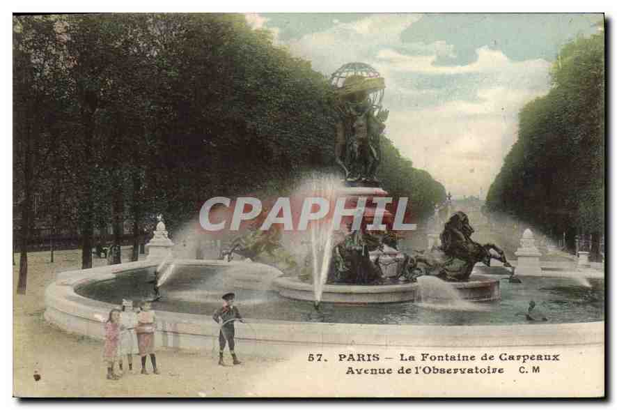 CPA Paris La Fontaine de Carpeaux Avenue de l'Observatoire 