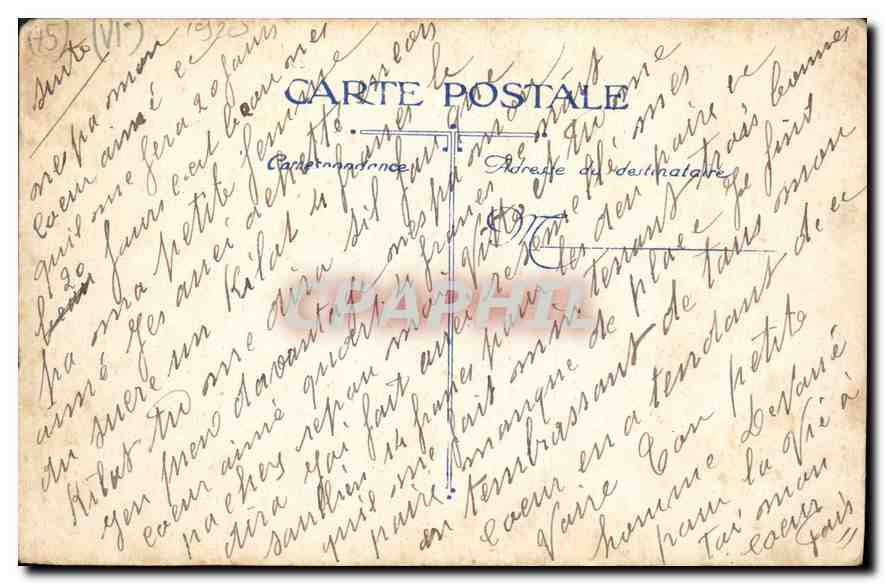 CPA Paris Le Senat et le Bassin du Luxembourg Enfants — Verso