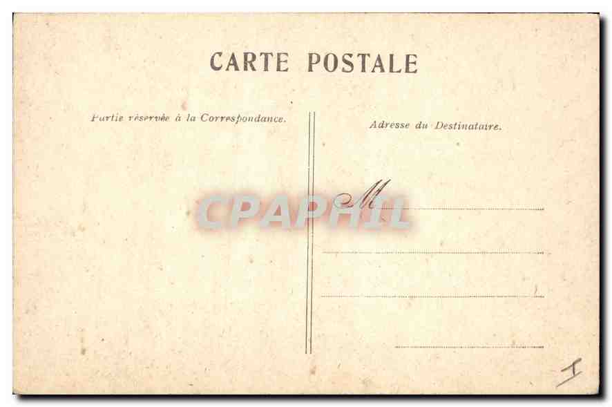 CPA Paris Amiral de Coligny  — Verso