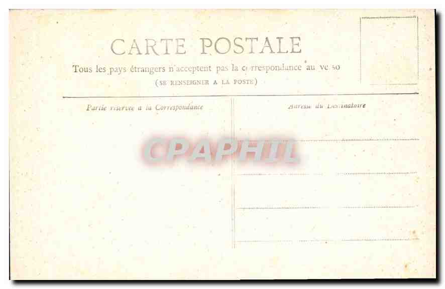 CPA Collection Petit Journal Paris Les Invalides  — Rückseite