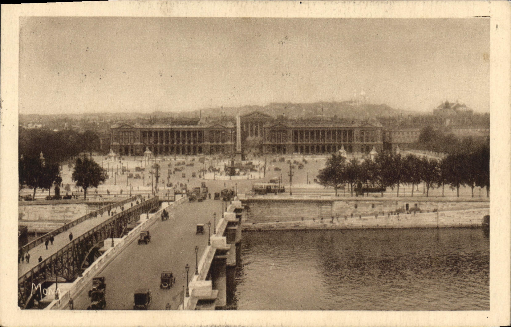 CPA Les Petits Tableaux de Paris La Place de la Concorde 