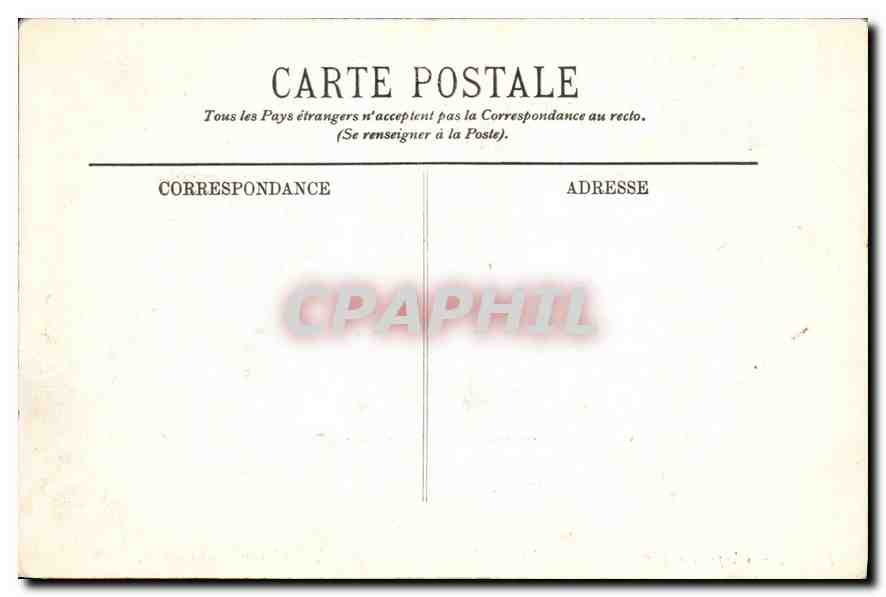 CPA Paris Chapelle expiatoire Interieur de la Chapelle Louis XVI Boulevard Haussmann — Rückseite