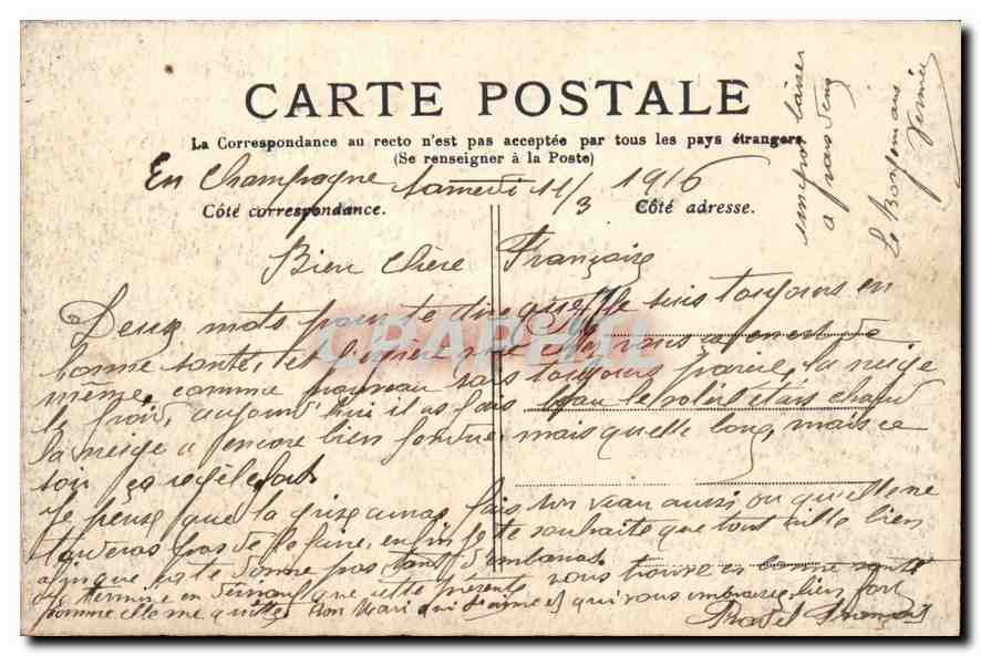 CPA Paris Palais du Luxembourg  — Rückseite