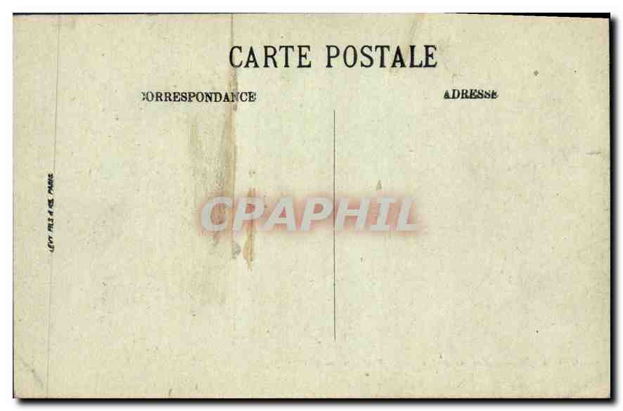 CPA Paris Vue sur le Jardin des Tuileries  — Rückseite